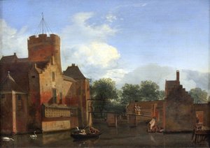 オランダのレナースルート城 作： Jan van der Heyden